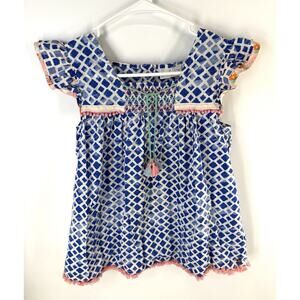 Matilda Jane Hula Hoop Top EUC 435 The Adventure Begins Shirt Size 14